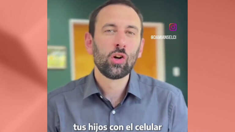 En Hurlingham, Selci lanzó la campaña "Infancia sin celular" para limitar el uso de redes y proteger a los chicos selci celular