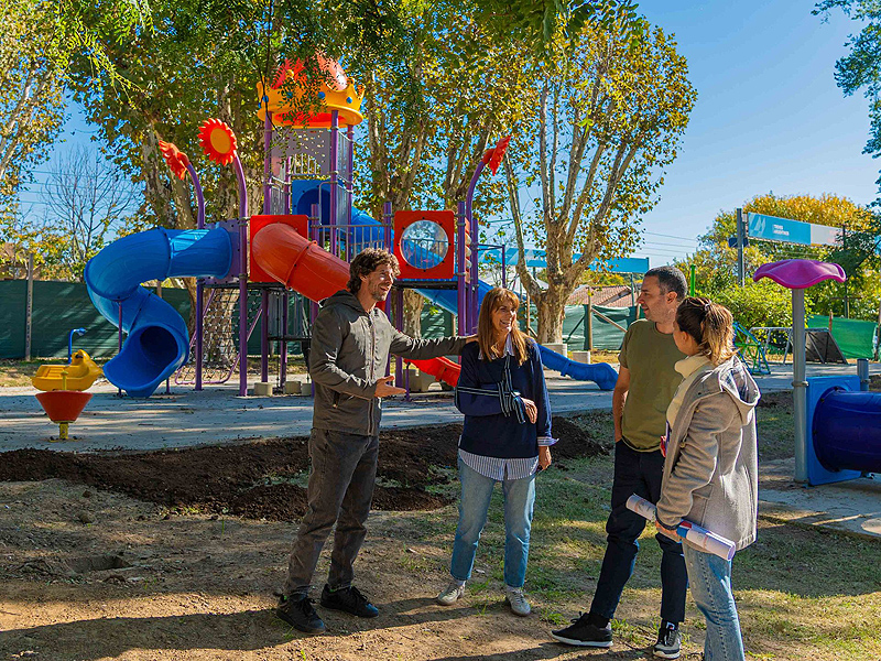 Juan Andreotti recorrió la última etapa de obra de un nuevo parque alrededor del Tren de la Costa 1 ultima etapa obra plaza tren de la costa 2026