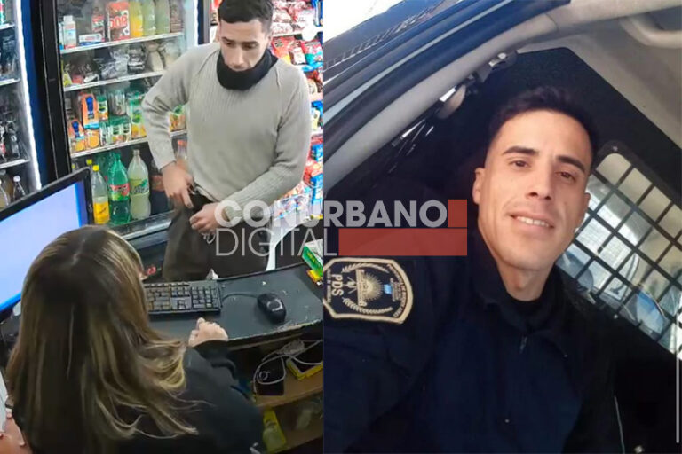 Un polichorro fue filmado robando en un kiosco de Lanús: Fue detenido polichorro en lanús