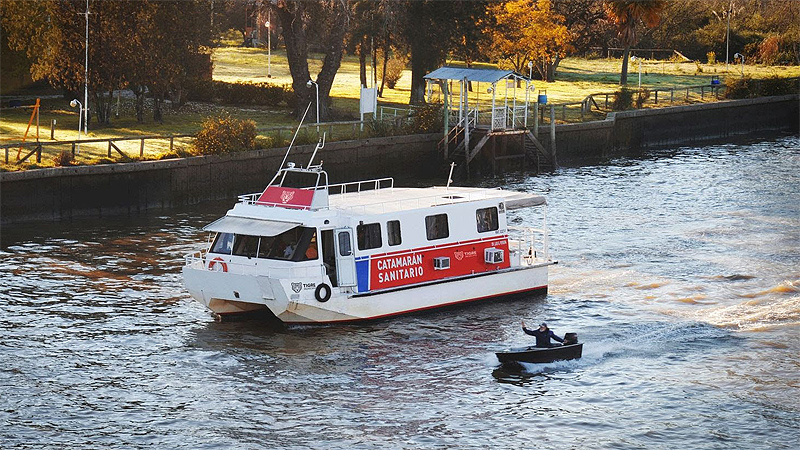 Tigre: Conocé el calendario del catamarán sanitario para habitantes del Delta durante la primera quincena de mayo sin título 1