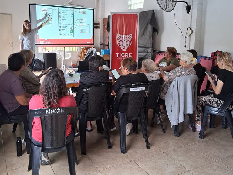 Continúan las capacitaciones de inclusión digital y alimentación saludable del Municipio destinadas a adultos mayores de Tigre sin título 2