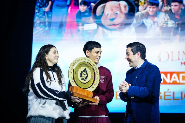 Nardini inauguró la tercera edición de las Olimpiadas Malvinenses sin título 4