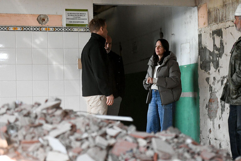 Para beneficiar a más de 1000 vecinos, Vicente López renueva por completo el polideportivo de Villa Martelli sm obras cemina martelli (2)