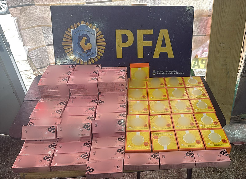Vendían por redes sociales un falso “viagra natural”: La Policía Federal incautó los productos, que no estaban homologados por la ANMAT sin título 8