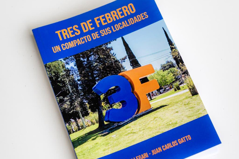 Inicio presentaron un libro que recorre las localidades de tres de febrero