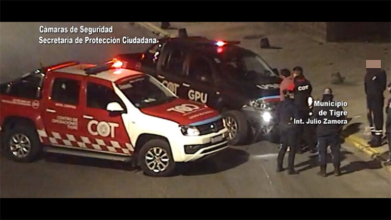 En un trabajo articulado con la Policía, el Centro de Operaciones Tigre detuvo a un hombre “armado” en plena madrugada sin título 1