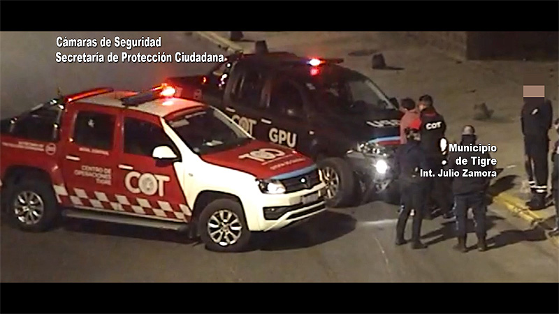En un trabajo articulado con la Policía, el Centro de Operaciones Tigre detuvo a un hombre “armado” en plena madrugada sin título 1