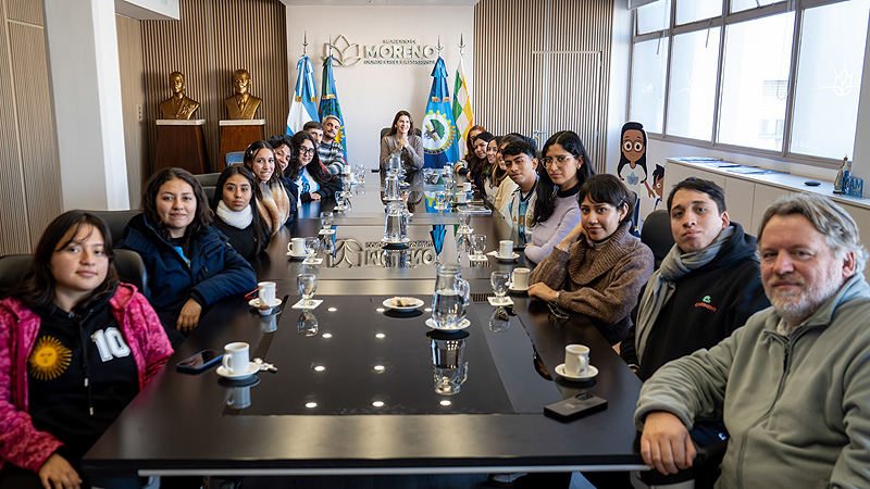 La intendenta Mariel Fernández recibió a estudiantes de universidades de México 1(20)