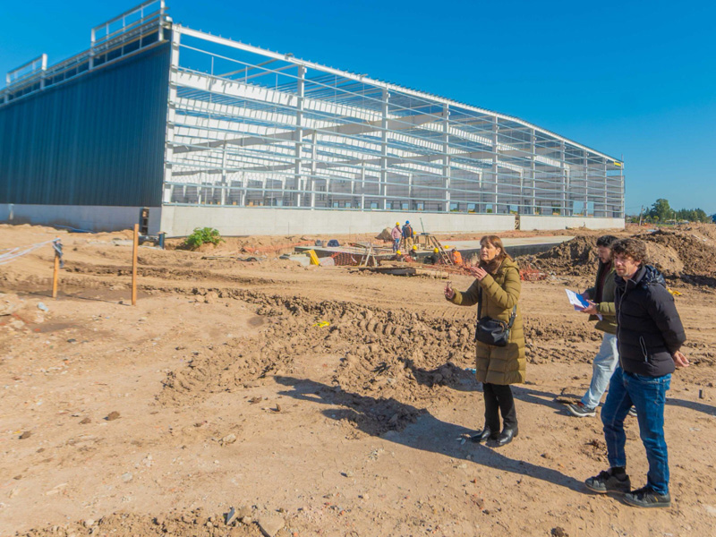 Juan Andreotti visitó el notable avance del Parque Industrial de San Fernando 2 parque industrial san fernando ago2026
