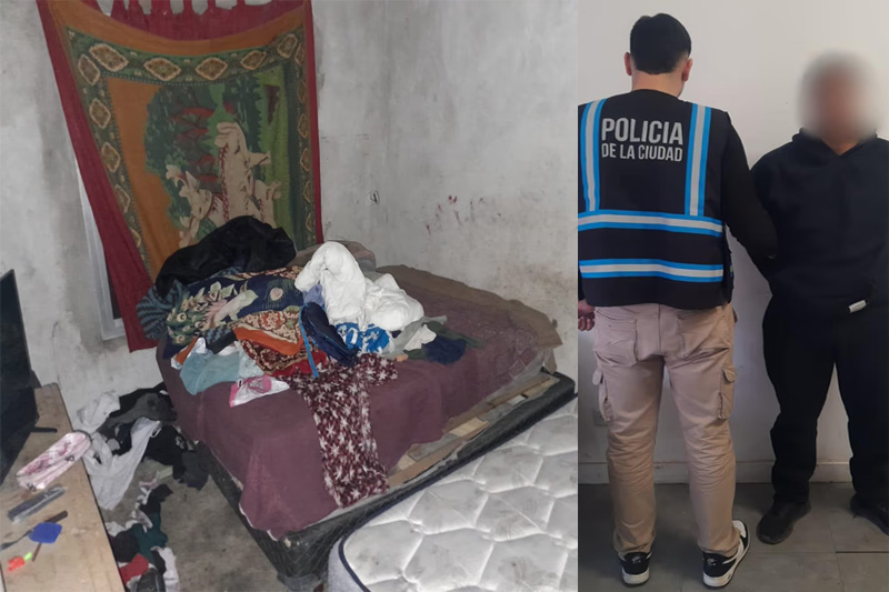 Inicio detenido en merlo por la poli de la ciudad