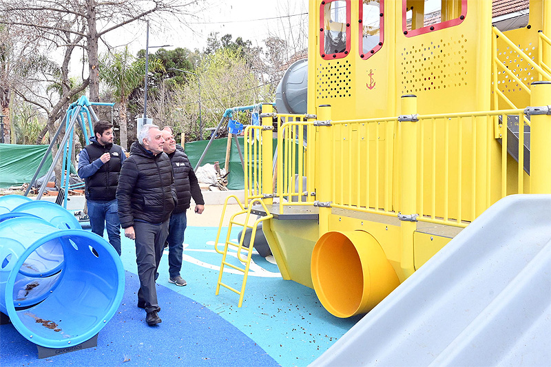 Julio Zamora monitoreó la renovación que el Municipio de Tigre lleva adelante en un espacio público en Villa La Ñata - Dique Luján sin título 4