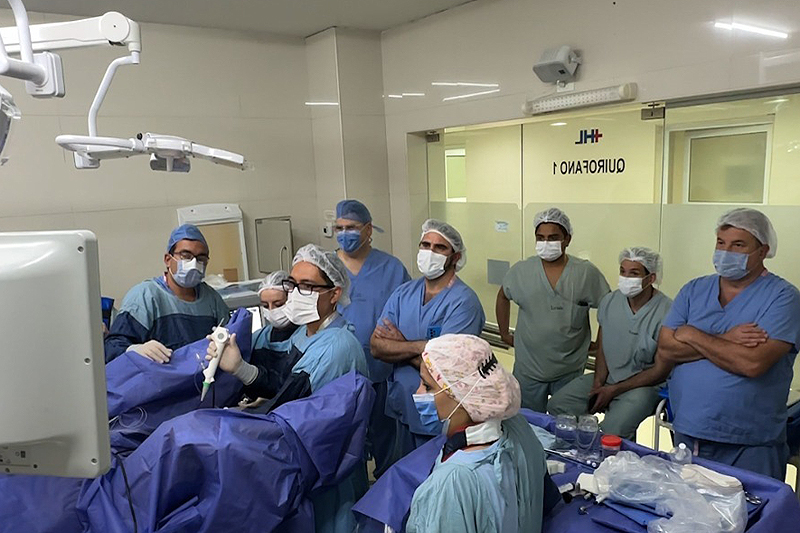 El Hospital Larcade de San Miguel incorporó el Láser Holmium, una herramienta para realizar cirugías renales cirugías renales con laser holmium en el hospital larcade