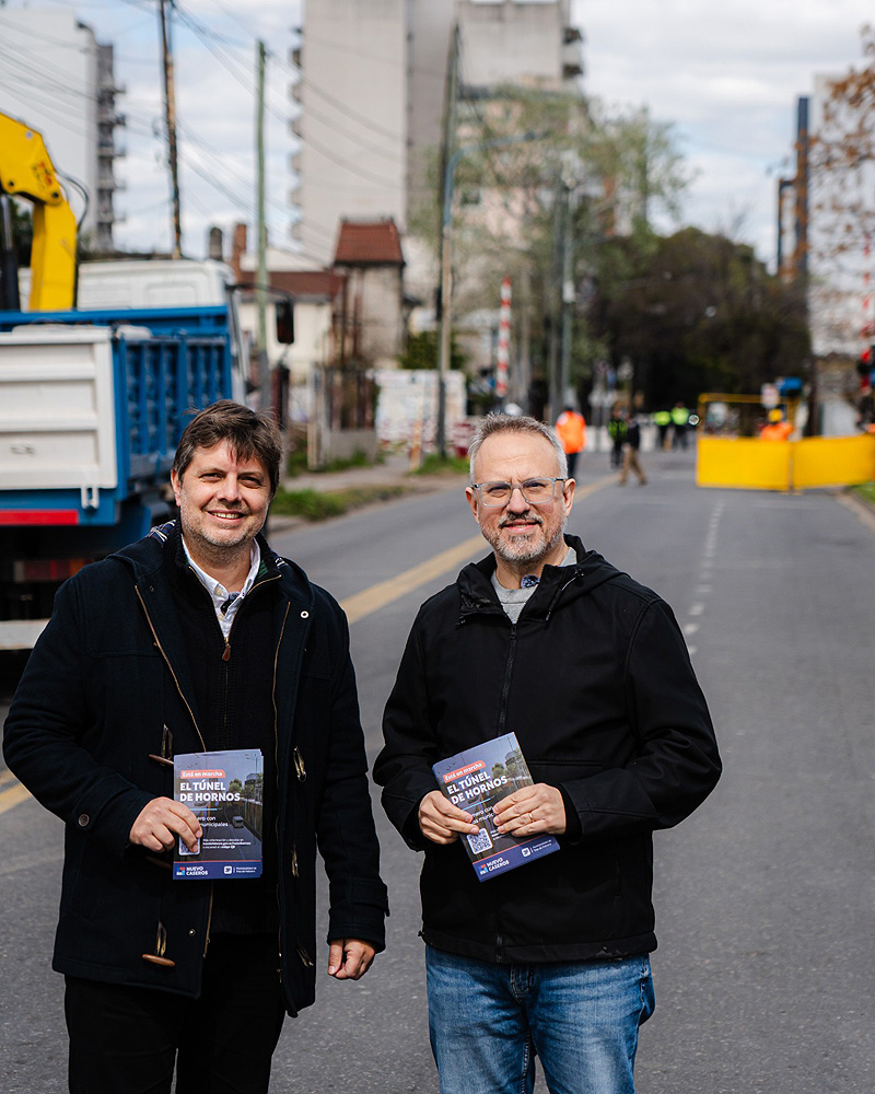 Comenzó en Caseros la obra del túnel de Hornos, el primero financiado con fondos municipales comenzó la obra del túnel de hornos de caseros, el primero financiado con fondos municipales (2)