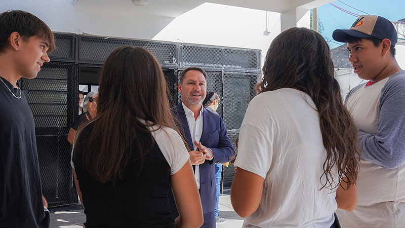 Nuevo programa participación juvenil en Ituzaingó: “El intendente en tu escuela” gacetilla intendente en tu escuela