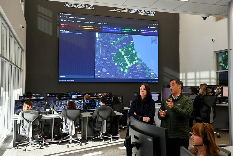 Vicente López levantó un “muro digital”: Todos los accesos al distrito están videovigilados y cuentan con lectoras de patentes muro digital 3