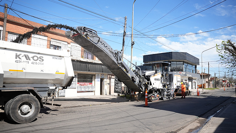 segunda etapa de repavimentación de gaspar campos