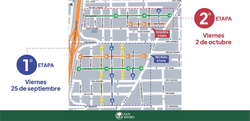 Nuevo esquema de circulación en Beccar: El Municipio dispuso que varias calles dejen de ser doble mano sin título 12