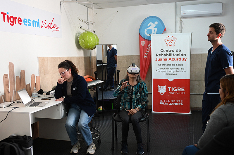 Realidad virtual: La innovadora tecnología del Municipio de Tigre que complementa la recuperación de pacientes con y sin discapacidad sin título 2