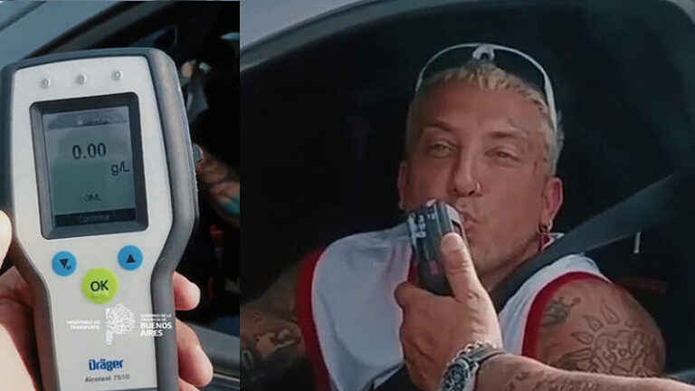 El Polaco pasó por un control de alcoholemia y dejó un mensaje: “Hay que ir con un conductor designado” sin título 3