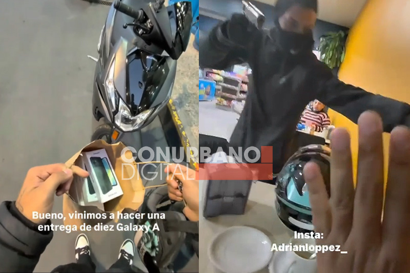 Pactaron la venta de celulares por Facebook y los terminaron asaltando a punta de pistola en una estación de servicio de Lanús sin título 3