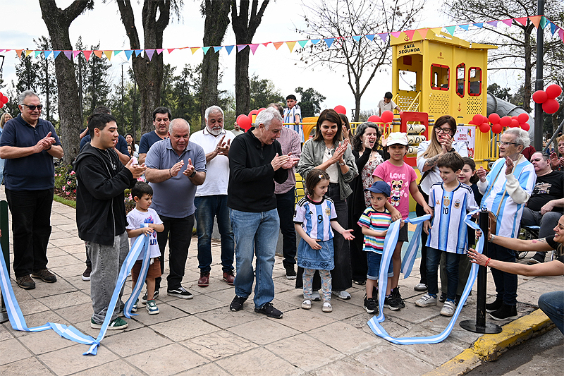 Los vecinos ya disfrutan la Plaza Ciudad del Delta: Está en Dique Luján y es el espacio público número 107 inaugurado por el Municipio sin título 4