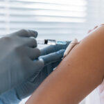 patient getting their vaccine