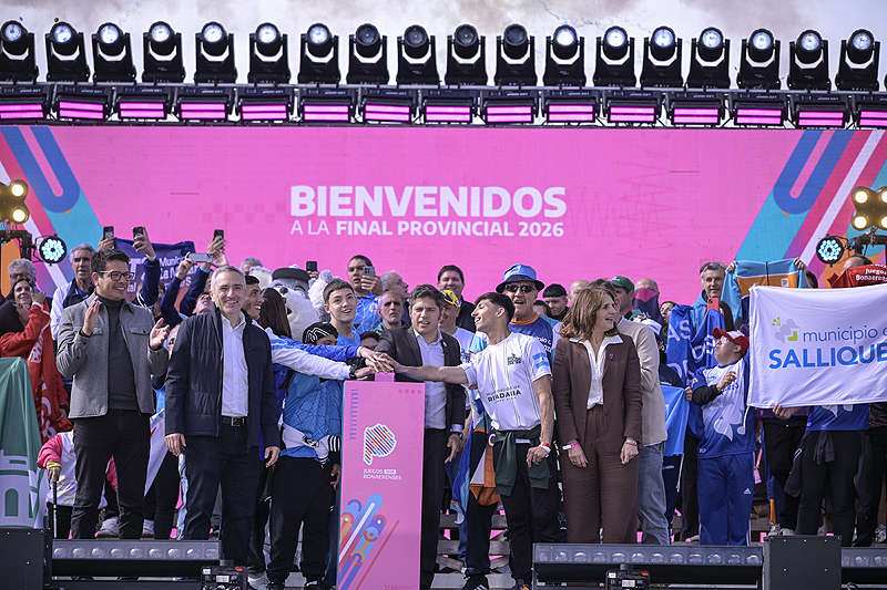 Kicillof encabezó la apertura de la etapa final de la edición 2026 de los Juegos Bonaerenses don8233