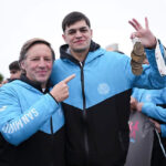 jaime méndez con joven ganador de 5 medallas en los juegos bonaerenses de los últimos años