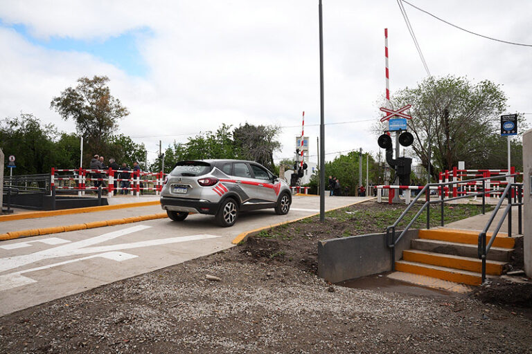 San Miguel: Se habilitó el nuevo paso a nivel de la calle Lebensohn nuevo paso a nivel en san miguel