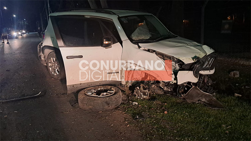 Se filmó manejando a más de 140 en Loma Verde: Chocó, le secuestraron la camioneta, lo multaron y lo inhabilitaron sin título 1
