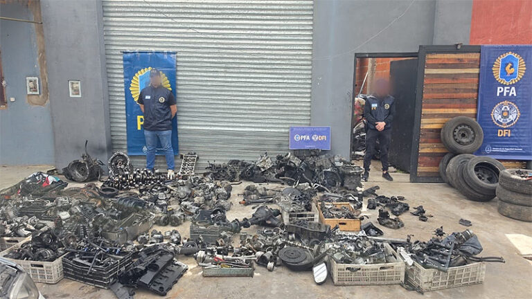 Tras un allanamiento en Isidro Casanova, secuestran más de mil autopartes que eran vendidas de manera ilegal sin título 4